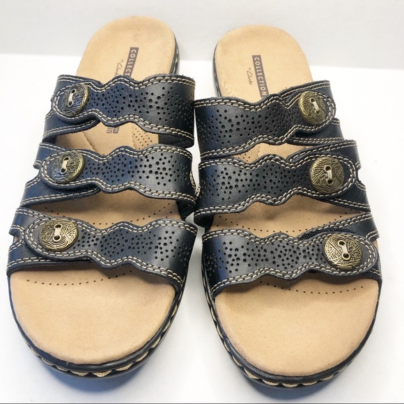 clark flat sandals